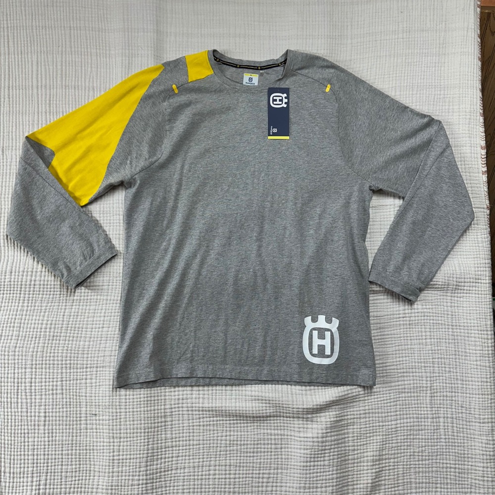 NWT Husqvarna Motorcycles Technical Apparel Inventor Long Sleeve Tee Shirt XL